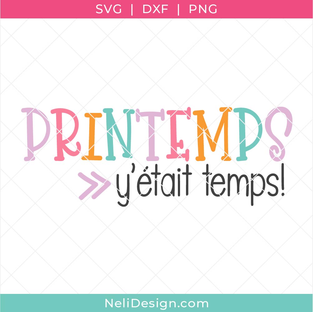 Image du fichier SVG en français, version québécoise - Printemps, y'était temps!